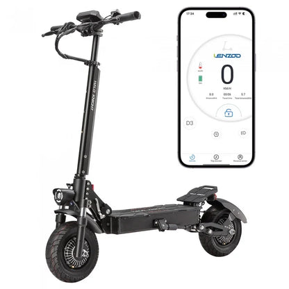 Halo Knight T104 Składana hulajnoga elektryczna, silnik 1200W*2, bateria 52V 21Ah, 10-calowe opony, maks. prędkość 65km/h - Dostawca
