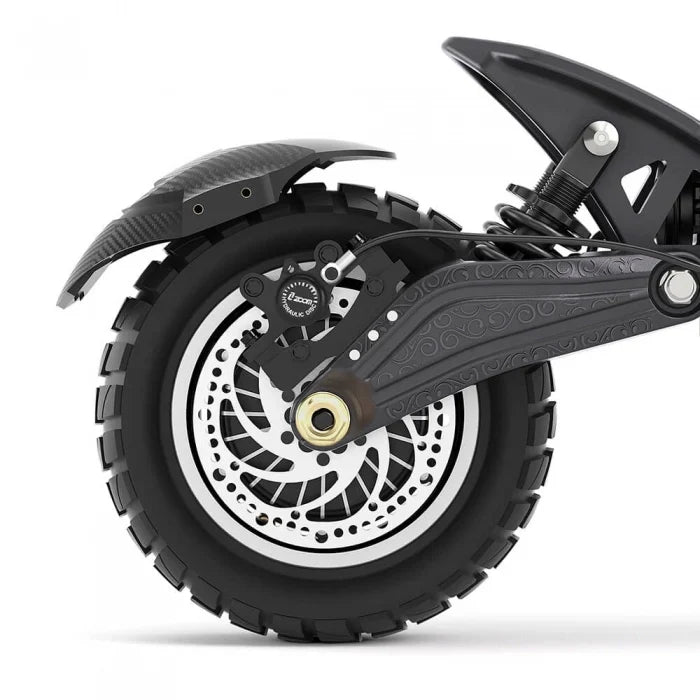 Składana hulajnoga elektryczna Ausom F1 Max, silnik 2*1400W, bateria 60V 20,8Ah, opony 10x3,0 cali, maks. prędkość 72 km/h - Dostawca